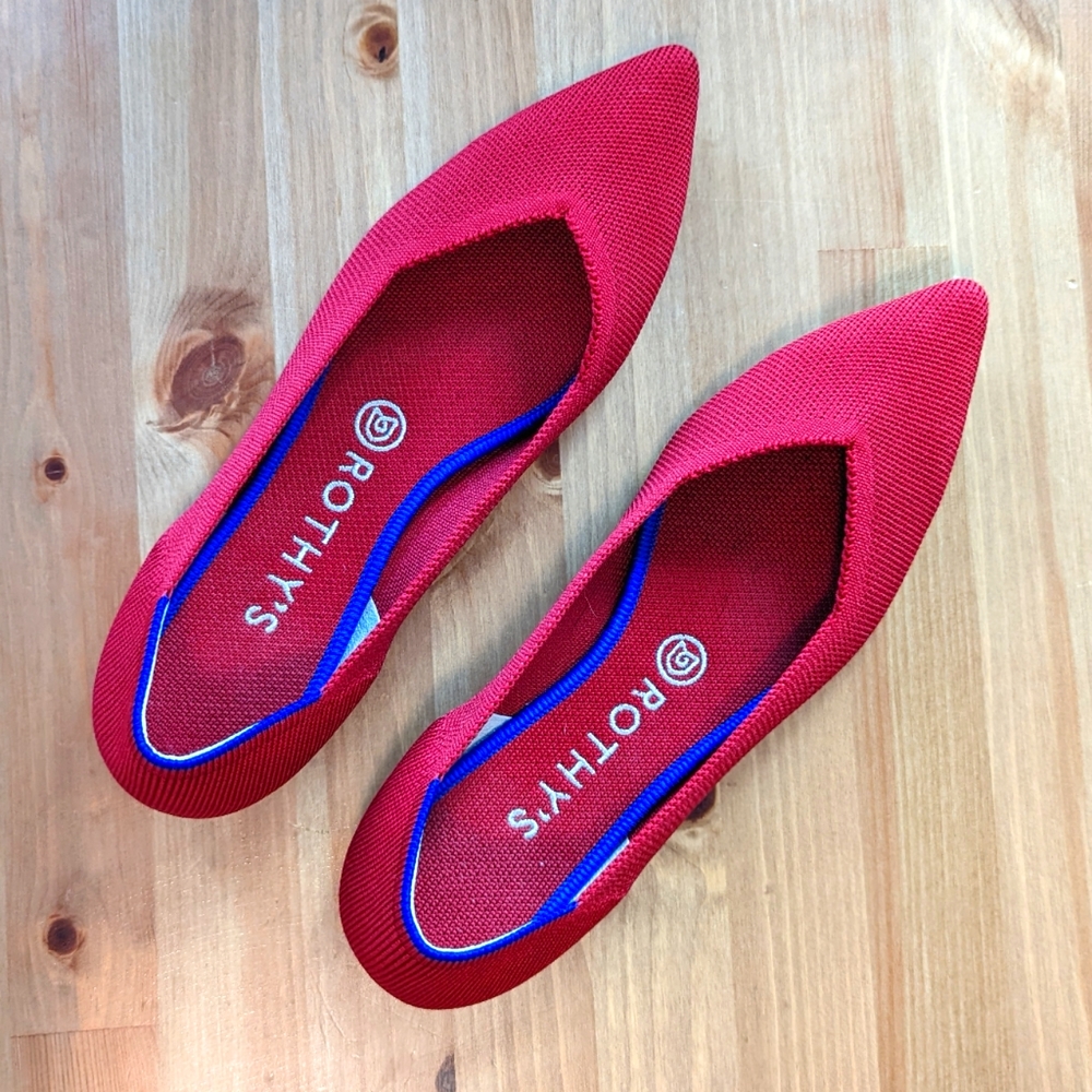 Rothy’s The Point Chili Red Size 9
